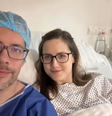 Adel Varga e o marido insistiram em engravidar mesmo com todas condições adversas  Foto: Reprodução/Caters News Agency