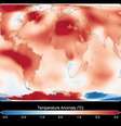Este mapa mostra anomalias de temperatura global para julho de 2023, de acordo com a análise de cientistas  Foto: Nasa’s Goddard Institute for Space Studies