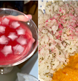 Jovem viraliza ao colocar glitter em comida  Foto: Reprodução/Twitter/@carrilholuna