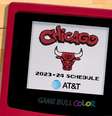 Chicago Bulls apresenta calendário de jogo ao estilo do clássico Pokémon Red & Blue de Game Boy.  Foto: Divulgação/Chicago Bulls