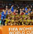 Suécia recebe medalha de bronze após terceiro lugar na Copa do Mundo Feminina   Foto:  Sports Press Photo via Reuters Connect