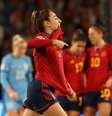  Olga Carmona comemora gol da Espanha  Foto: Asanka Brendon Ratnayake / Reuters