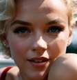 Marilyn Monroe criada pela IA  Foto: Reprodução