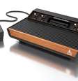 Novo Atari 2600+ é uma recriação fiel do console clássico que utiliza cartuchos.  Foto: Divulgação/Atari