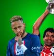 Neymar partiu de Paris sem deixar a boa impressão causada até hoje por Raí  Foto: Fotomontagem: Blog Sala de TV