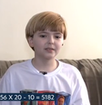 Lorenzo, de 11 anos, participou do quadro 'Pequenos Gênios'   Foto: Reprodução/TV Globo