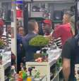 Celso Russomanno e um homem não identificado quase tiveram um confronto físico  Foto: Reprodução