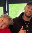 Davi Lucca e o pai, Neymar Jr. (Reprodução/Instagram)  Foto: Mais Novela