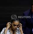 Ministra do Meio Ambiente, Marina Silva, gesticula perto do Ministro de Minas e Energia, Alexandre Silveira, durante a Cúpula da Amazônia no Centro de Convenções Hangar em Belém, Pará
09/085/2023
REUTERS/Ueslei Marcelino  Foto: Reuters