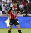 Beraldo em partida contra a LDU, em Quito   Foto: saopaulofc / Esporte News Mundo