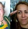 Fátima de Tubarão, Ana Priscilla Azevedo e Antônio Cláudio Ferreira; extremistas continuam presos  Foto: Reprodução