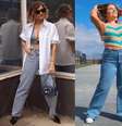 Jeans, crochê e vestidos prometem ser tendência na primavera-verão -  Foto: Reprodução / Instagram / @venswifestyle / @itsabinunn / @bruna_rego / Alto Astral