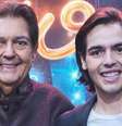 Faustão e João Guilherme Silva.  Foto: Reprodução/Band / Mais Novela
