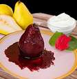 PERAS AO VINHO E ESPECIARIAS COM IOGURTE  Foto: Bake and Cake Gourmet