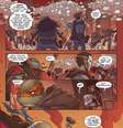 Leonardo e Casey Jones morrem salvando todos (Imagem: Reprodução/IDW Publishing)  Foto: Canaltech