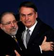 Augusto Aras e Jair Messias Bolsonaro (2.out.19)  Foto: Adriano Machado/Reuters