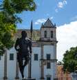 O monumento localizado na Praça da Sé, em Salvador, foi criado para homenagear Zumbi dos Palmares  Foto: Gim42 / iStock