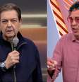 Relembre a ajuda de Faustão na reabilitação de Casagrande - Fotos: Divulgação/Bandeirantes/TV Globo  Foto: Famosos e Celebridades