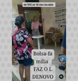 Print de vídeo em que mulher diz que governo Lula realizou corte em massa; legenda diz que ‘de 100 só 16 vão receber’  Foto: Aos Fatos