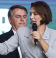 Michelle Bolsonaro durante evento do PL Mulher em São Paulo, em maio de 2023  Foto: REUTERS/Carla Carniel