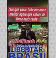 Print de um vídeo utilizando uma reportagem da Jovem Pan veiculada em novembro de 2022 como se fosse recente.  Foto: Aos Fatos