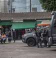 Operação Escudo, no Guarujá (SP), foi deflagrada no final de julho, um dia depois de um soldado da corporação morrer em suposto confronto com bandidos.  Foto: Taba Benedicto/Estadão / Estadão
