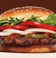 A diferença entre o que é anunciado e o que é vendido no balcão parece enorme  Foto: Burger King / BBC News Brasil