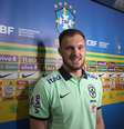 Lucas Perri em sua apresentação à Seleção Brasileira   Foto: Vitor Silva/CBF / Esporte News Mundo