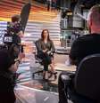 Ana Paula Araújo apresenta o Bom Dia Brasil, na Globo   Foto: Globo/João Cotta