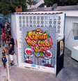 Projeto 'Graffiti #PraCegoVer' foi inaugurado neste fim de semana  Foto: BLOG Vencer Limites