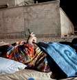 Tânia Andrade dormiu do lado de fora do hotel, no deserto, com medo  Foto: Arquivo pessoal / BBC News Brasil