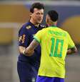 Diniz e Neymar estreiam com espetáculo nas Eliminatórias  Foto: Vitor Silva/CBF