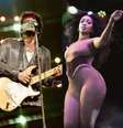 Bruno Mars, H.E.R e IZA no The Town  Foto: Reprodução/Instagram/@hermusicofficial/@brunomars/@iza/@carolcaminha / Estadão