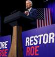 Presidente dos EUA, Joe Biden, fala sobre direito ao aborto  Foto: Reuters/Leah Millis