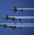  Aviões da Força Aérea Brasileira realizam voo de demonstração durante a cerimônia do Dia da Independência, em Brasília, no dia 07 de setembro,  Foto: Reuters