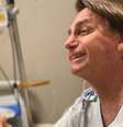 O presidente Jair Bolsonaro, em sua última internação no Vila Nova Star, em julho passado.  Foto: Reprodução/Instagram / Estadão