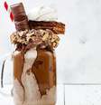 Milk-shake de Kinder bueno com Nutella  Foto: Guia da Cozinha