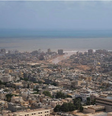 Vista da cidade de Derna após desastre, na Líbia.  Foto: Reprodução/REUTERS / Reprodução/REUTERS
