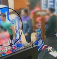 Câmeras de segurança flagraram Kleber Gladiador agredindo funcionários de loja de conveniência em posto de SP  Foto: Reprodução/Record TV