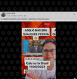 Em vídeo, homem afirma ser recente programa de 2020 em que Wassef comenta facada contra Bolsonaro  Foto: Aos Fatos