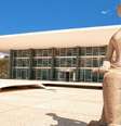 Estátua da Justiça no Supremo Tribunal Federal, em Brasília  Foto: DW / Deutsche Welle