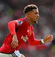 Sancho fez três jogos pelo Manchester United na temporada, mas não marcou gol –  Foto: Stu Forster/Getty Images / Jogada10
