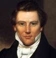 Retrato de Joseph Smith, datado de 1842, de autor desconhecido  Foto: Domínio Público / BBC News Brasil