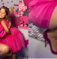 Larissa Manoela usa scarpin que já foi alvo de discussão com os pais em festa  Foto: Reprodução/Redes Sociais