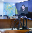 Lula fez uma videochamada com Zelensky em março  Foto: Ricardo Stuckert/Presidência da República
