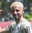 Calleri treinando pelo São Paulo   Foto: saopaulofc / Esporte News Mundo