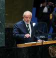 Lula discursa na ONU  Foto: Brendan McDermid