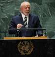 Lula discursa da ONU   Foto: Mike Segar