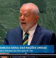 O presidente Lula, em seu discurso na ONU, cobrou mais empenho dos países ricos no combate à fome Crédito  Foto: Imagem/Canal Gov / Perfil Brasil
