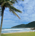 Praia do Guarujá, no litoral de São Paulo  Foto: Reprodução